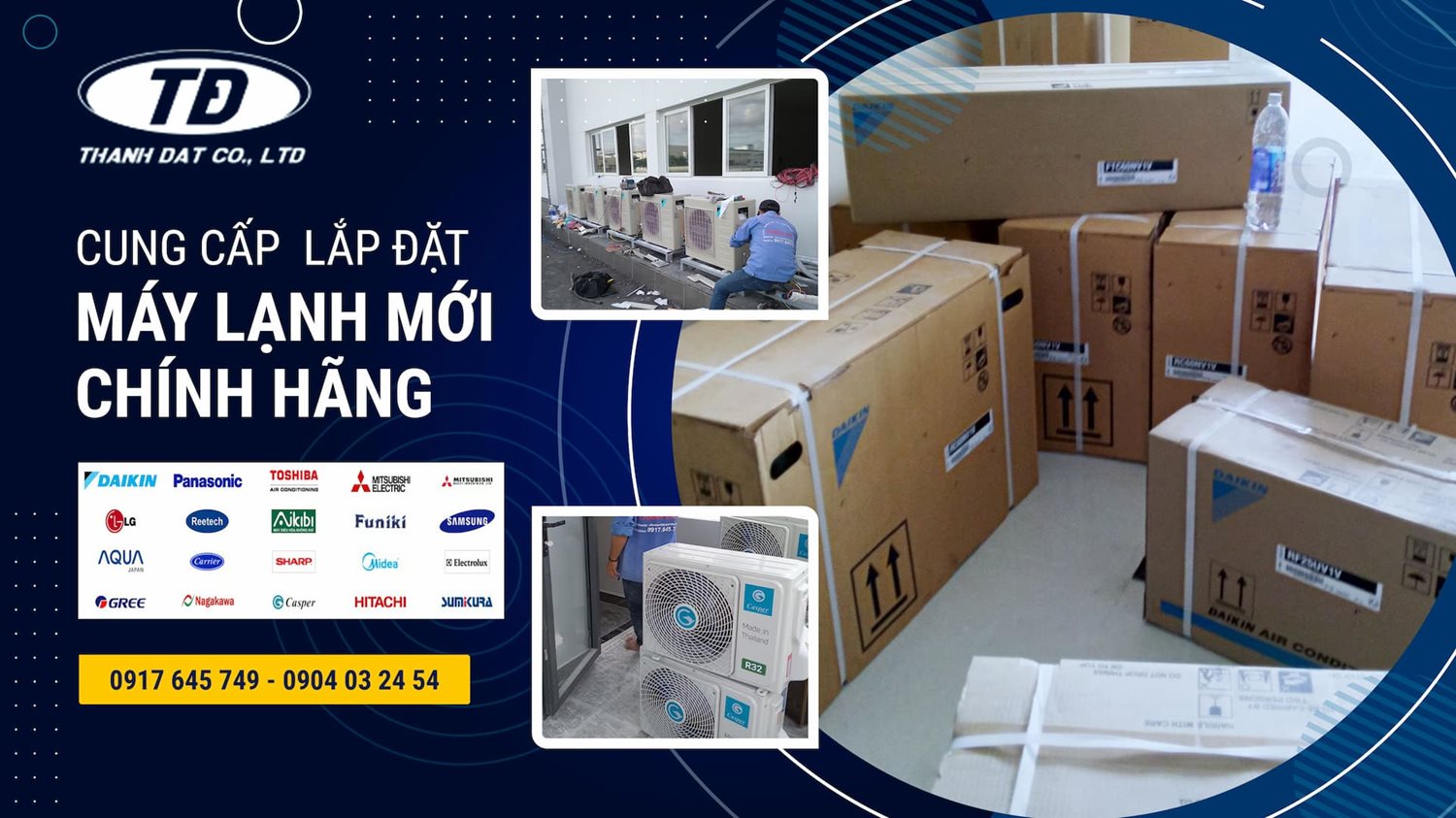 Cung Cấp Máy Lạnh Chính Hãng 